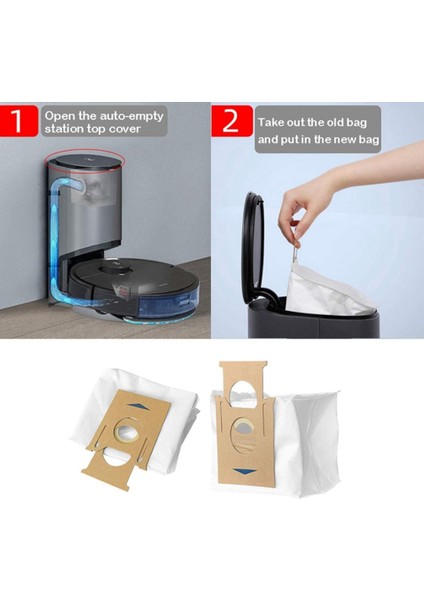 19 Adet Deebot T8 /t8 Max /t8 Güç/t8 Pro Robotlu Süpürge Yedek Yedek Parça Toz Torbası (Yurt Dışından) fiyatları