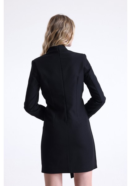 Astarlı Sırtı Fermuar Detaylı kruvaze Ceket | CKT35223 indirimleri