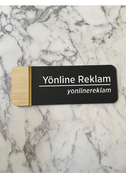 Meşe Serisi Özelleştirilebilir Kapı Isimliği