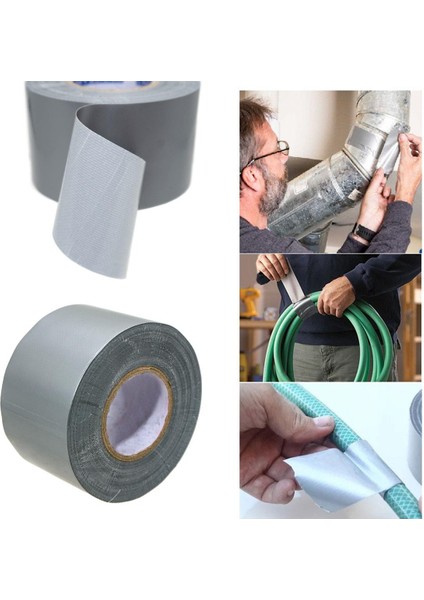 6123 Duct Tape Tamir Bandı Kanal Bandı 48 mm x 20 Mt Gri (70 Mesh) fiyatları