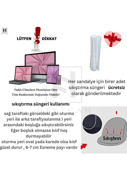 Likralı Pitikare Desen Retro Oval Sandalye Kılıfı. Süngerli, Küçük Oval Sandalye Örtüsü. 1 Adet sıkıştırma süngeri beraber gönderiliyor, kumaş kalın ve esnektır