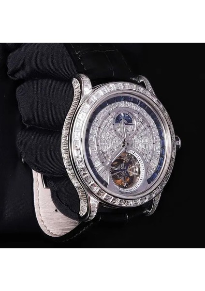 15 Lüks Özelleştirme Elmas Saatler Gia Sertifikalı Yeni Lüks Elmas Vvs Moissanite Izle Erkekler Için Hip Hop Mekanik Altın Otomatik Saatler (Yurt Dışından) modelleri