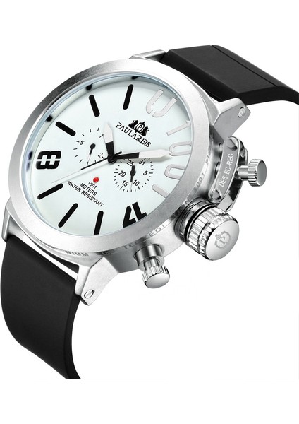 Stil 10 Lüks Paulareis Izle Silikon Bant Mekanik Kol Saatleri Su Geçirmez Kronograf Büyük Otomatik Izle Erkekler Için (Yurt Dışından) fiyatları