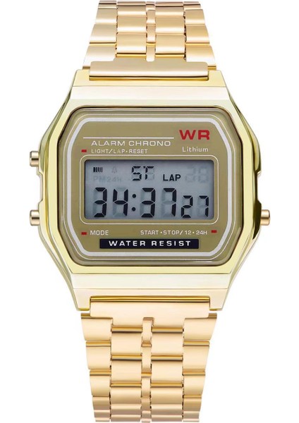 Gun F-91 Genel Izle F91W Dijital Vintage Kare Spor Saat Alarm Japonya Hareketi Erkek Saatler (Yurt Dışından) fırsatları