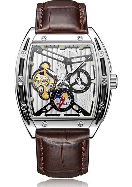 Beyaz Beyaz Yeni Richard High-End Miller Saatler Lüks Tourbillon Su Geçirmez Otomatik Hareket Mekanik Saatler Erkekler Için (Yurt Dışından)