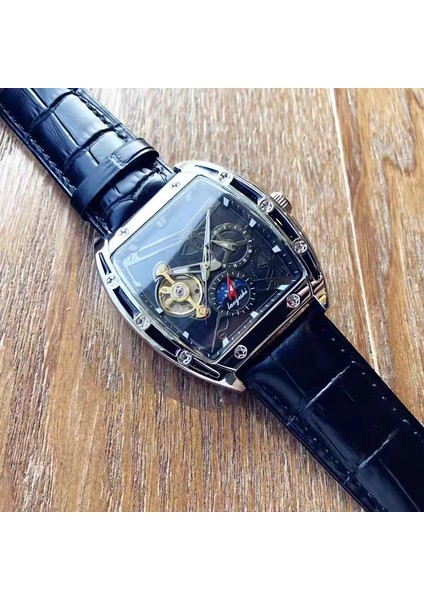 Beyaz Beyaz Yeni Richard High-End Miller Saatler Lüks Tourbillon Su Geçirmez Otomatik Hareket Mekanik Saatler Erkekler Için (Yurt Dışından) indirimleri