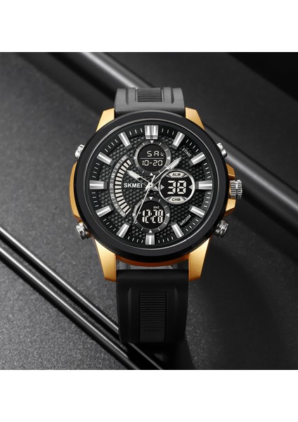 Altın/beyaz Moda Skmei 2235 Popüler Moda Kol Saati Erkekler Bilek Relojes Dijital Spor Izle Ikili Zaman Dijital Saatler Relogio (Yurt Dışından) fırsatları