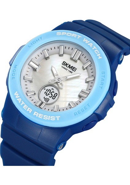 Mavi Skmei 2125 Parlak Renk Spor Dijital Saat Katmanlı Durumda Su Geçirmez Lüks Analog Dijital Kol Saati Erkekler Bayanlar Izle (Yurt Dışından)