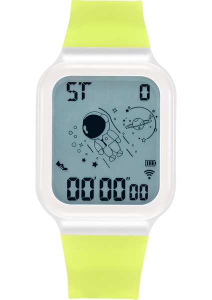 Beyaz 1089 Yeni Analog Dijital Saat LED Dijital Astronot Çocuklar Için Serin Saatler Çalar Saat Su Geçirmez Aydınlık Relojes De Nios LED Izle (Yurt Dışından) fırsatları