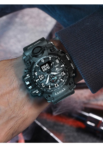 Alet Kayışı Renkli Basit Büyük Sayılar Spor Çocuk Izle Zamanlayıcı Koşu Su Geçirmez Japonya Hareketi LED Erkek Dijital Saat 8803 (Yurt Dışından) modelleri