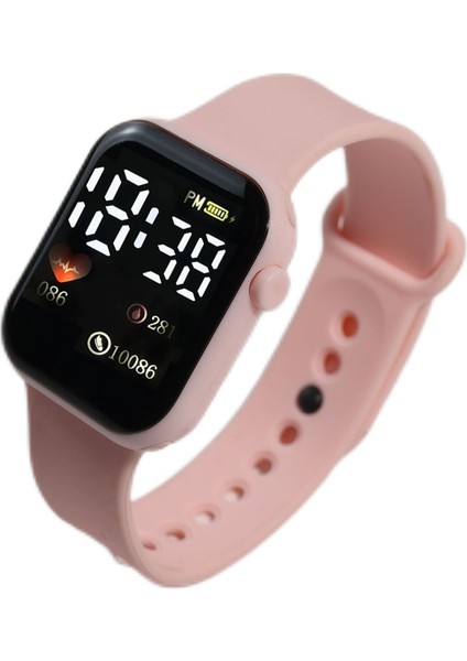 Siyah Futbol Spor Izle Kadınlar ve Erkekler Için Elektronik LED Dijital Saat Moda Rahat Basit Silikon Kadın Izle (Yurt Dışından) fiyatları