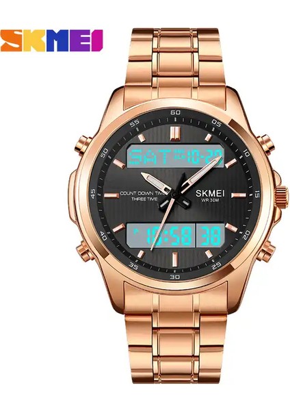Rose Glod Beyaz Dijital Saat Skmei 2049 Reloj Dijital Erkek Saatler Erkekler Su Geçirmez Spor Izle Spor Paslanmaz Çelik Kol Saati Relojes (Yurt Dışından) modelleri