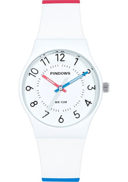 PDS-2108-N8 Moda Pindows Moda Kendi Özel Tasarımınızı Tasarlayın Oem Dijital Analog Renkli Ikili Zamanlı Çocuklar Dijital 50 Metre Su Geçirmez Elektronik Saat (Yurt Dışından)