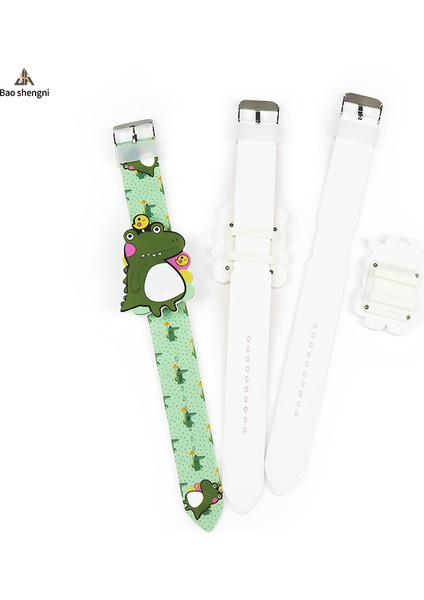 Stil 4 Karikatür/spor Yeni Tasarım Hayvan Kart Başlığı Karikatür Çocuk Elektronik Bilezik Izle LED Dijital Saat Renkli Baskı Diy Çocuklar Izle (Yurt Dışından) fırsatları