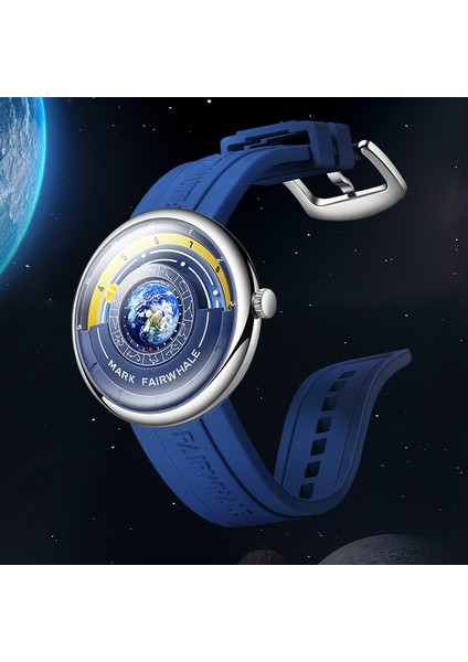 FW-5700-R1 Fairwhale Yeni Tasarım Lüks Kuvars Izle Planet Dial Relogio Masculino Bilek Saati (Yurt Dışından)