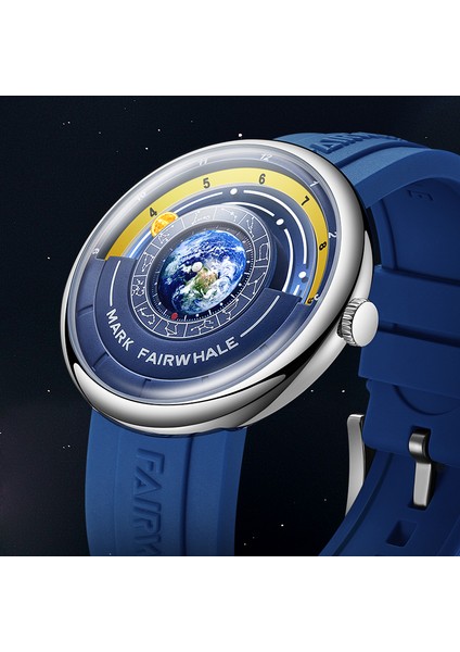 FW-5700-R1 Fairwhale Yeni Tasarım Lüks Kuvars Izle Planet Dial Relogio Masculino Bilek Saati (Yurt Dışından)