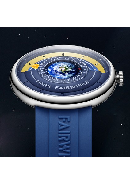 FW-5700-R1 Fairwhale Yeni Tasarım Lüks Kuvars Izle Planet Dial Relogio Masculino Bilek Saati (Yurt Dışından)