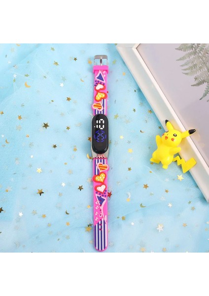 Stil 2 Karikatür Yeni Çocuk 3D Karikatür Hayvanlar Izle LED Saatler Çocuklar Bilezik Çocuk Çocuk Dokunmatik Ekran Reloj Dijital Saat (Yurt Dışından)