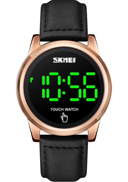 Resim Olarak Altın Deri Skmei 1684 Hareketi LED Ekran Spor Oem Saatler Özel Logo Erkekler Bilek Su Geçirmez Erkekler Için Dijital Saatler (Yurt Dışından)