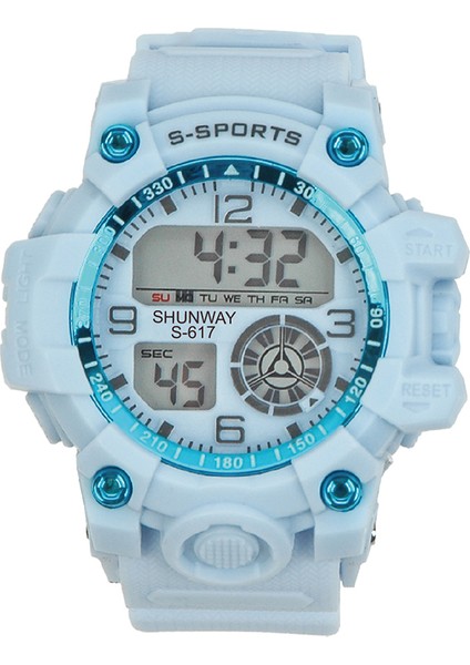 Blue Shunway S-617 Çocuklar Için Sıcak Satış Astronot Izle Kronograf Dijital Saatler (Yurt Dışından)