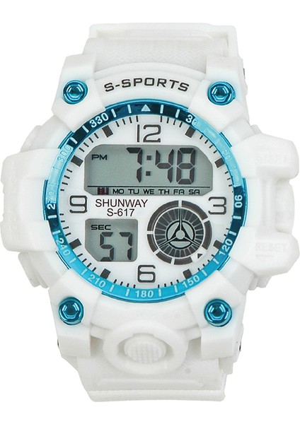 Blue Shunway S-617 Çocuklar Için Sıcak Satış Astronot Izle Kronograf Dijital Saatler (Yurt Dışından) modelleri
