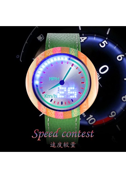 Akçaağaç Ahşap D8094 Rahat Tarzı Hafif Takvimler LED Ekran Alarm Fonksiyonu Kronometre Bambu Ahşap Dijital Saat (Yurt Dışından) indirimleri