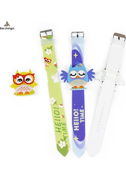 Tasarım 05 Çocuk Saatleri ve Oyuncakları Öğrenciler Alkış Promosyon Elektronik Saatler Hediyeler Silikon Karikatür Özel Dijital LED Saatler (Yurt Dışından) fiyatları