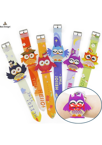 Tasarım 05 Çocuk Saatleri ve Oyuncakları Öğrenciler Alkış Promosyon Elektronik Saatler Hediyeler Silikon Karikatür Özel Dijital LED Saatler (Yurt Dışından) modelleri