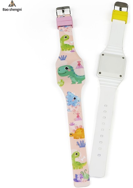 Dinozor 05 Izle ve Dijital ve Çocuklar Özel Bilezik Izle Kabul Sevimli Silikon LED Dijital Saat Saat Kız Erkek Karikatür Hayvan Hediye Saatler (Yurt Dışından) fırsatları
