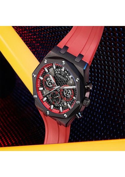 FW-5660-R2 Fairwhale Moda Erkek Bilek Izle Yeni Varış Üç Göz Kronograf Kuvars Saatler (Yurt Dışından) modelleri