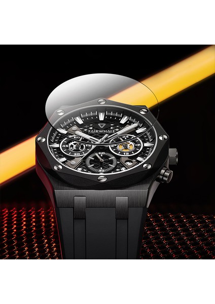FW-5660-R2 Fairwhale Moda Erkek Bilek Izle Yeni Varış Üç Göz Kronograf Kuvars Saatler (Yurt Dışından) indirimleri