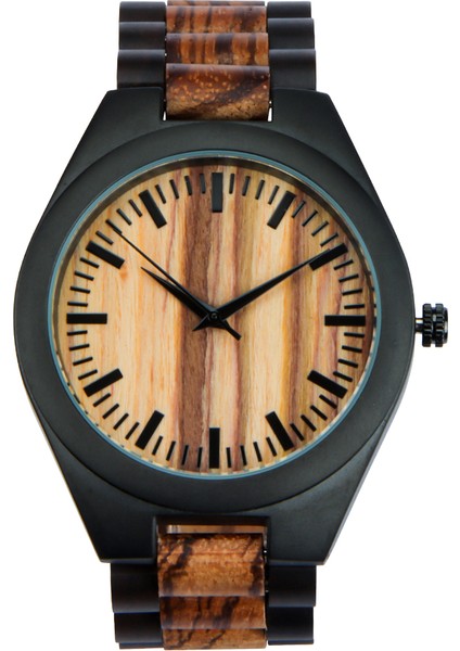 Zebra D8118 2023 Erkek Kuvars Izle Doğal El Yapımı Ahşap Izle Erkek Spor ve Eğlence Moda Saatler (Yurt Dışından)