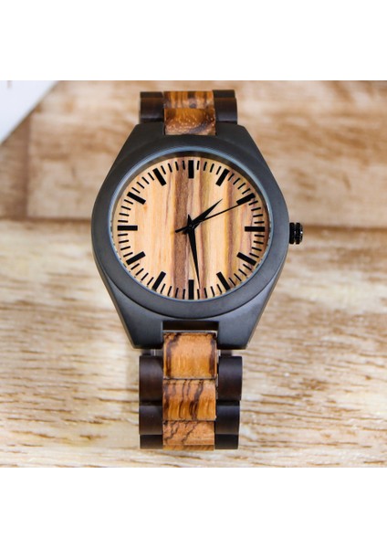 Zebra D8118 2023 Erkek Kuvars Izle Doğal El Yapımı Ahşap Izle Erkek Spor ve Eğlence Moda Saatler (Yurt Dışından) fırsatları