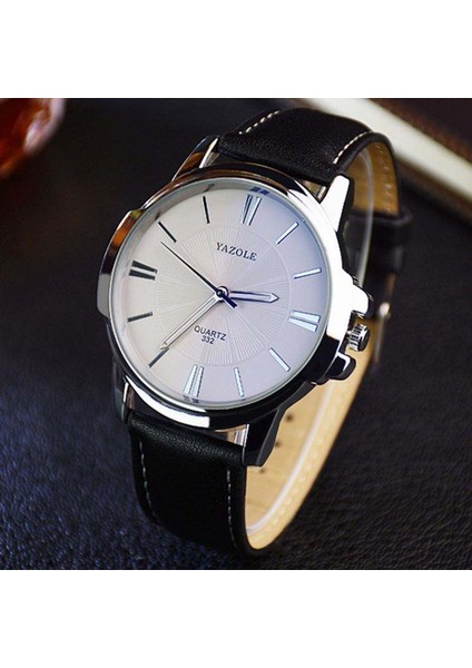 Stil 2 Yazole 332 Hızlı Zaman Yeni Adam Kuvars Izle Basit Tasarım Deri Kayış Su Geçirmez Analog Ekran Basit Iş Saati Fabrika (Yurt Dışından)