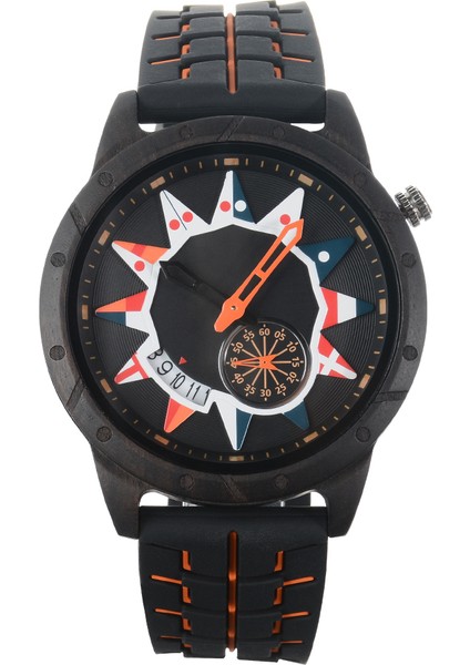 Beyaz Izle D8147 Moda Yeni Trend Özel Ahşap Izle Erkekler Bilek Ahşap Kuvars Saatler (Yurt Dışından)