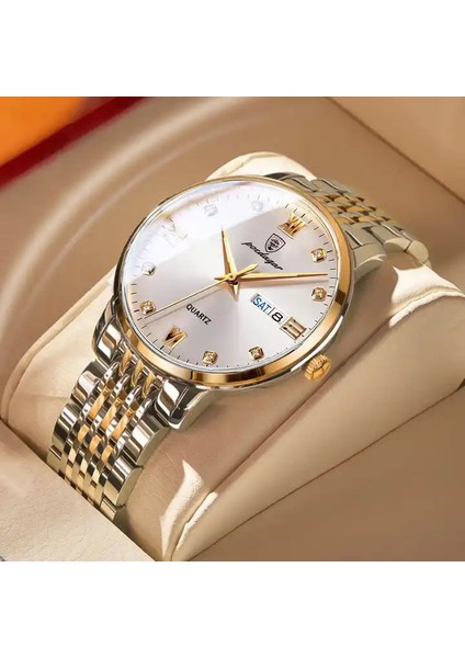 Stil 1 Resim Olarak Montre Poedagar 856 Marka Su Geçirmez Aydınlık Moda Erkek Özel Kuvars Saatler Paslanmaz Çelik Bant Kol Saati (Yurt Dışından) modelleri