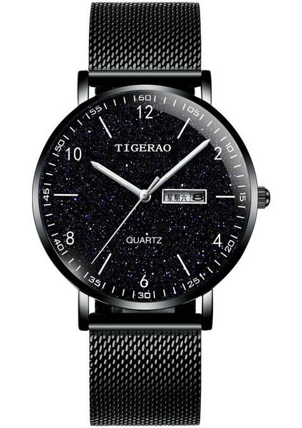 Stil 6 Pointer Yıldızlı Gökyüzü Izle Erkek Gençlik Lise Öğrencisi Trend Çift Takvim Ultra Ince Su Geçirmez Elektronik Kuvars Izle (Yurt Dışından) fiyatları