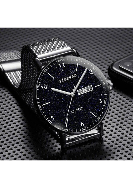 Stil 6 Pointer Yıldızlı Gökyüzü Izle Erkek Gençlik Lise Öğrencisi Trend Çift Takvim Ultra Ince Su Geçirmez Elektronik Kuvars Izle (Yurt Dışından) modelleri