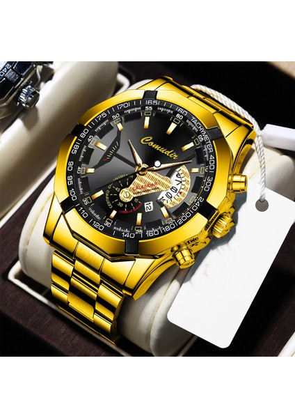 # 7 Izle Yeni Moda Tasarımı Tam Otomatik Hareketi Su Geçirmez Aydınlık Iş Kuvars Saatler Paslanmaz Çelik Lüks Erkekler Izle (Yurt Dışından) fiyatları