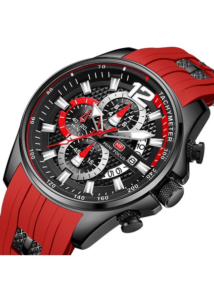 MFA7721 Resim Olarak Mini Odak 0350 Izle Moda Saatler Erkekler Için Üst Marka Su Geçirmez Kuvars Saatler Büyük Kadran Aydınlık Kronograf Takvim Reloj (Yurt Dışından)