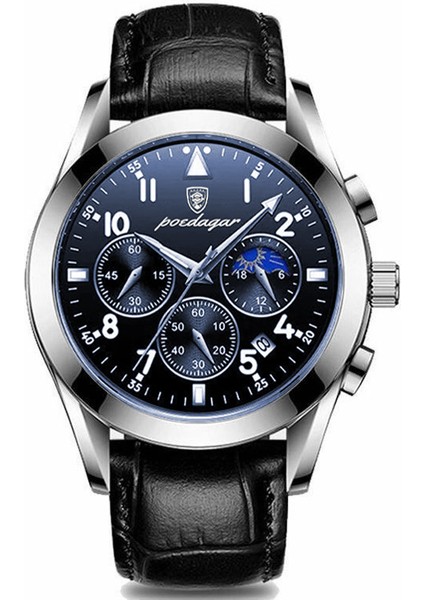 Stil 6 Poedagar Erkek Saatler Paslanmaz Çelik 2022 Moda Yeni Gül Altın Kol Saati Su Geçirmez Aydınlık Kuvars Saatler Relogio Masculino (Yurt Dışından)