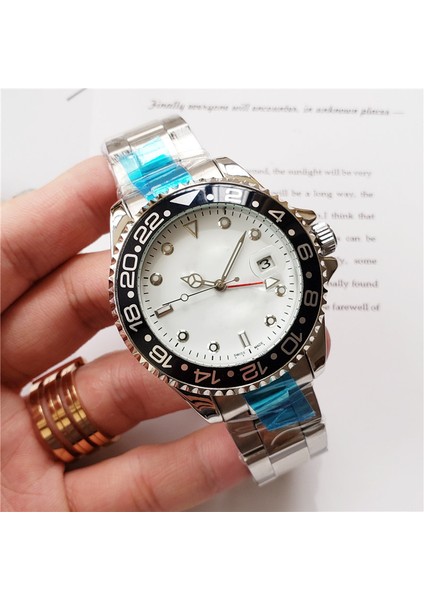 11 Ro Lexable Greenwich Ünlü Saat 4-Pin Çelik Kayış Emek Gmt Erkek Saati Üst Düzey Marka Mekanik Saat Üreticisi Wholesa (Yurt Dışından)