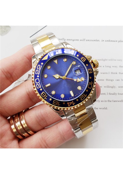 11 Ro Lexable Greenwich Ünlü Saat 4-Pin Çelik Kayış Emek Gmt Erkek Saati Üst Düzey Marka Mekanik Saat Üreticisi Wholesa (Yurt Dışından)