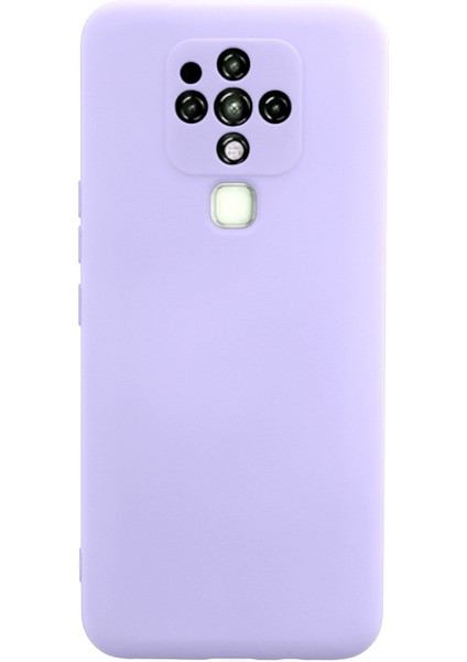 Tecno Camon 16 Kılıf Nano Içi Kadife Silikon - Lila 300099