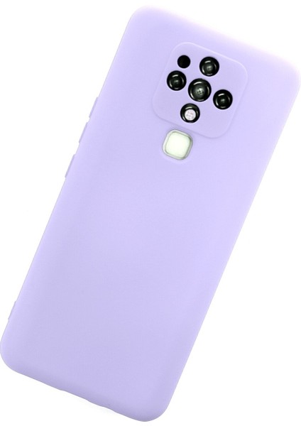 Tecno Camon 16 Kılıf Nano Içi Kadife Silikon - Lila 300099