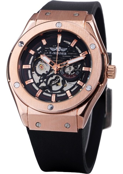 C5 Kazanan SLZA90 Otomatik Mekanik Saat Tanımlayın Ajur Klasik Moda Spor Serisi Şeffaf Kasa Arka Saatler (Yurt Dışından) fiyatları