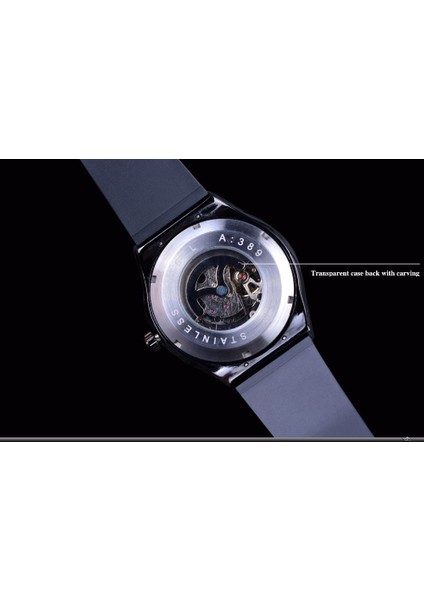 C5 Kazanan SLZA90 Otomatik Mekanik Saat Tanımlayın Ajur Klasik Moda Spor Serisi Şeffaf Kasa Arka Saatler (Yurt Dışından) fırsatları