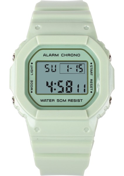 Gençler Için Yeşil Basit Spor Dijital Saatler Düşük Adedi Üretici Son Kızlar Parti Ince Küçük Su Geçirmez Kadınlar Için Basit Spor Dijital Saatler (Yurt Dışından)