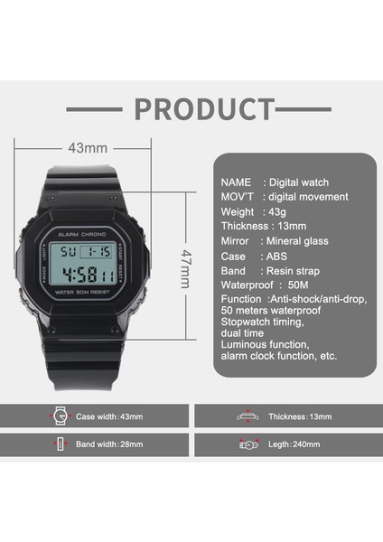 Gençler Için Yeşil Basit Spor Dijital Saatler Düşük Adedi Üretici Son Kızlar Parti Ince Küçük Su Geçirmez Kadınlar Için Basit Spor Dijital Saatler (Yurt Dışından) modelleri