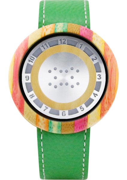 Renk Bambu D8190 Yeni Dijital Kol Saatleri Çok Fonksiyonlu Kronograf Ayarlanabilir Renkli LED Alarm Ahşap Saatler (Yurt Dışından)